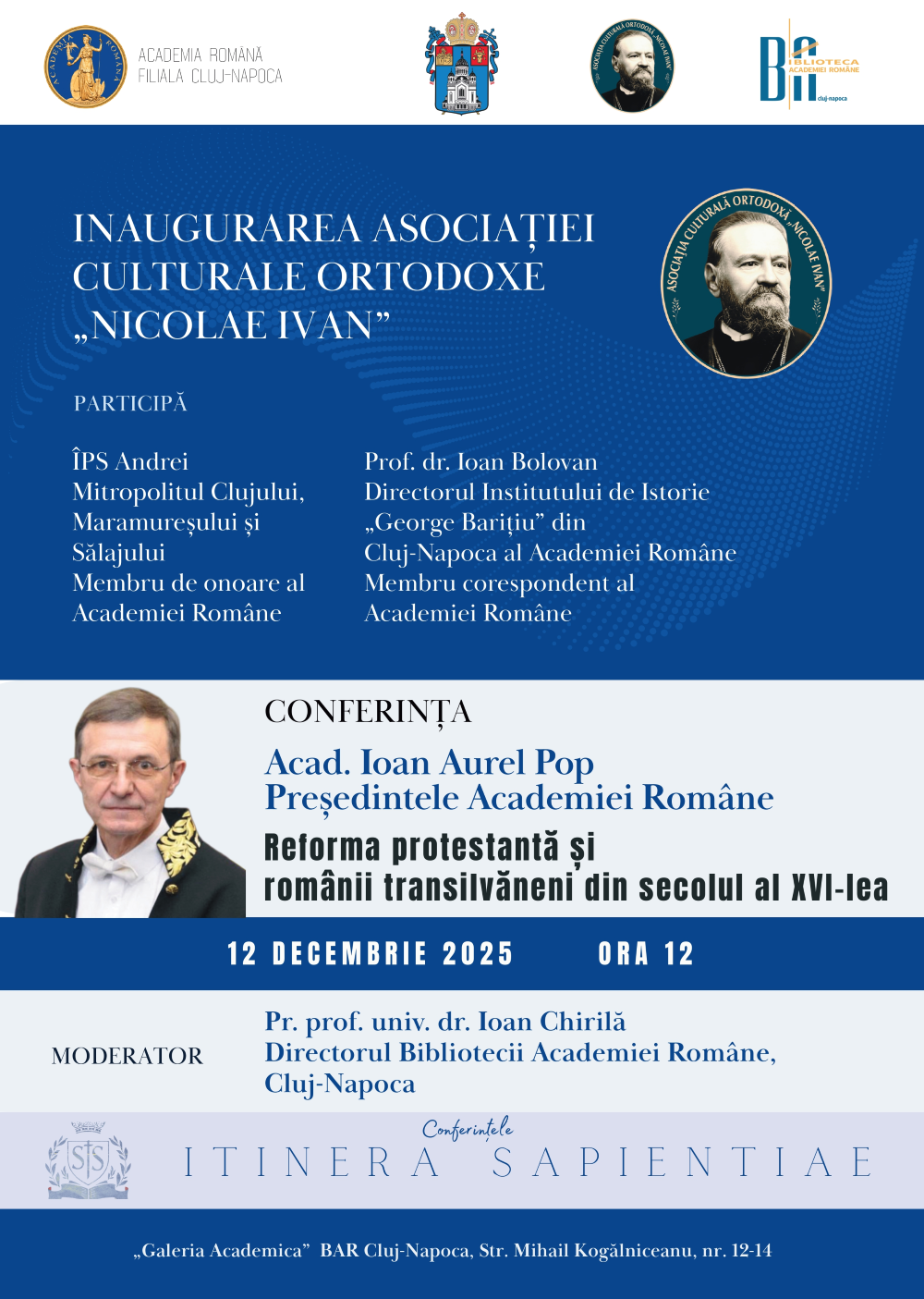 Inaugurarea Asociației Culturale Ortodoxe „Nicolae Ivan”